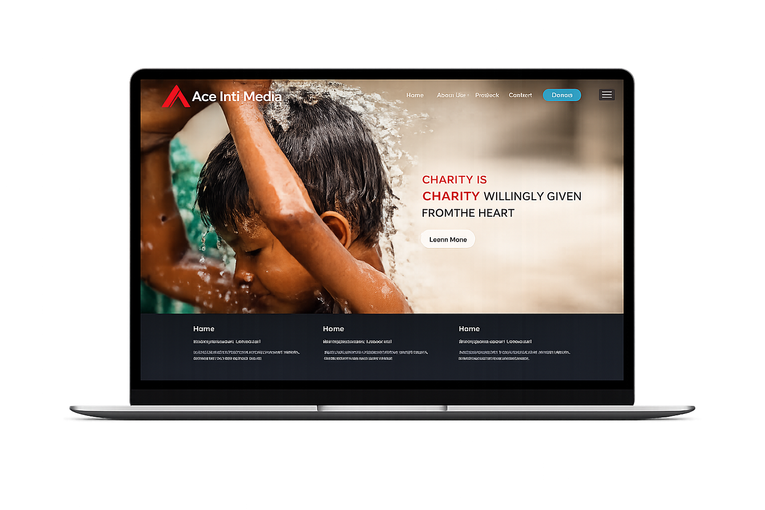 Charity website demo