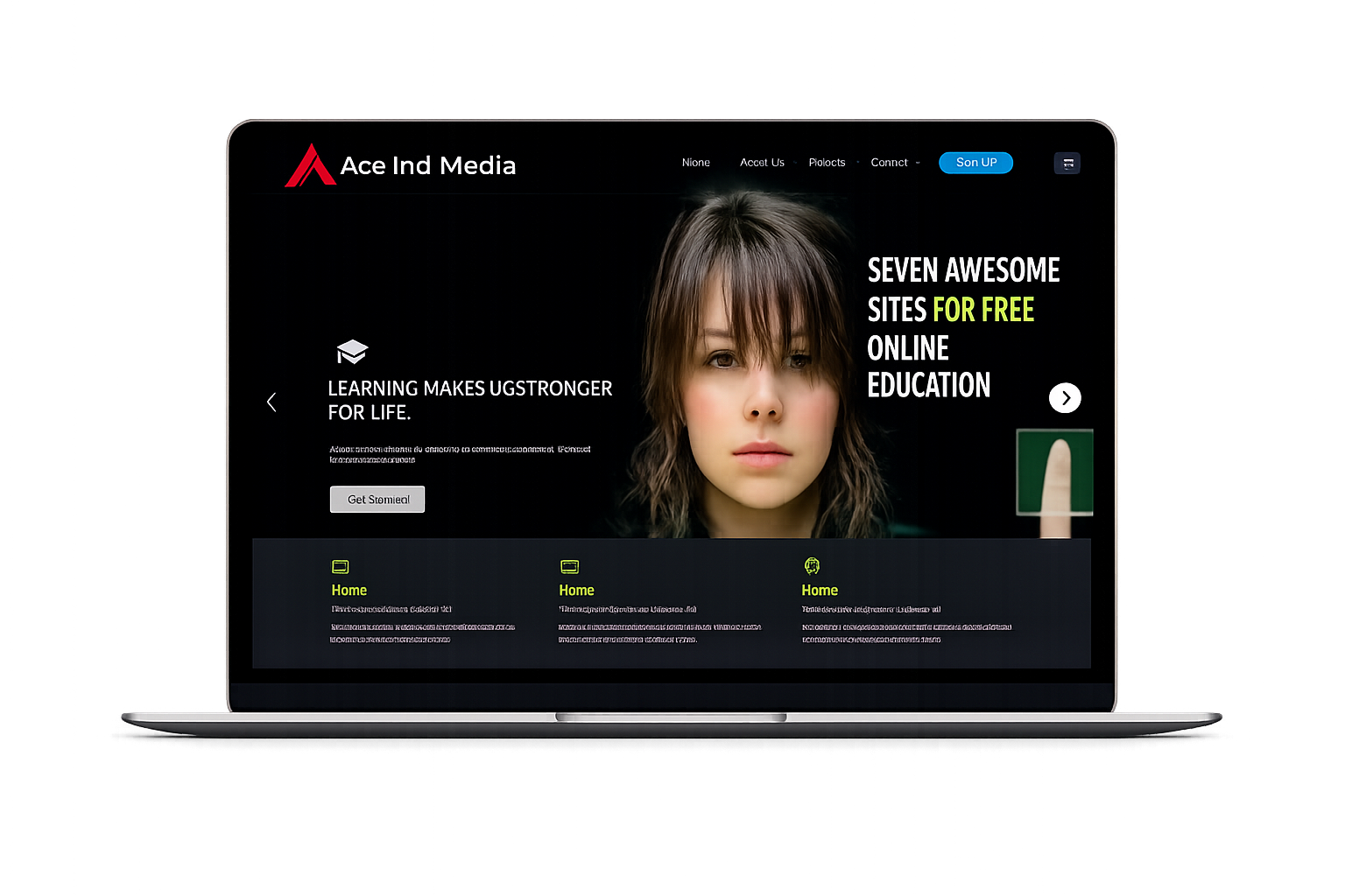 Education website demo