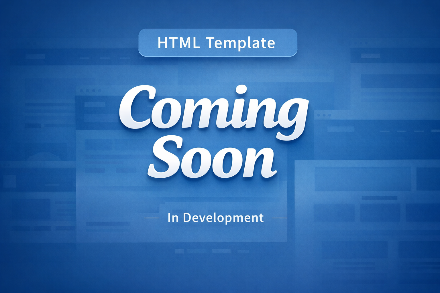 Coming Soon Template