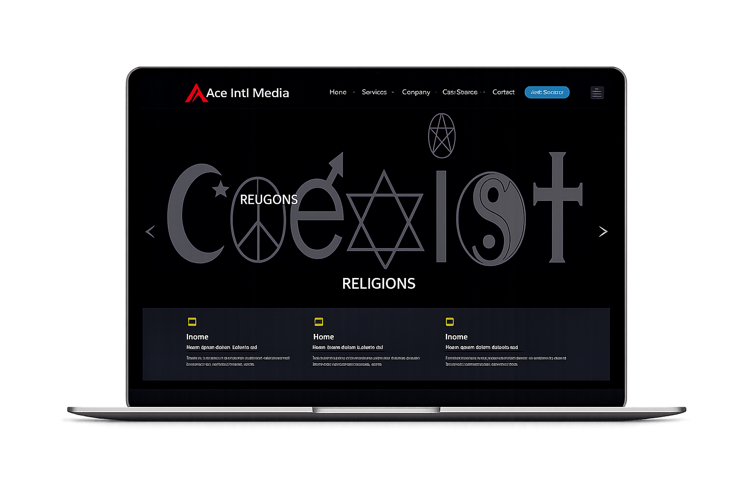 Religion website demo